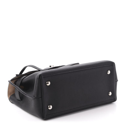 Louis Vuitton Calfskin Lockme Ever BB Black 4 of 10