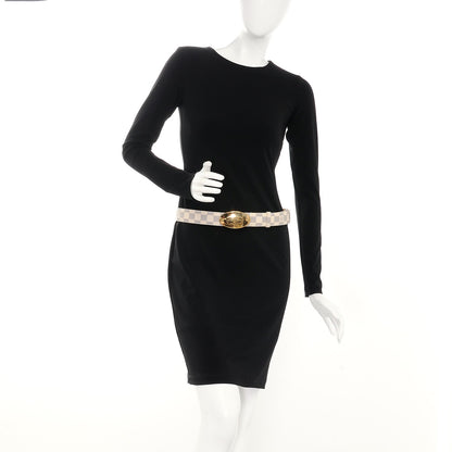 Louis Vuitton Damier Azur Voyage Belt 85 34 2 of 8