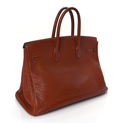 Hermes Buffle Skipper Birkin 35 Noisette 2 of 10