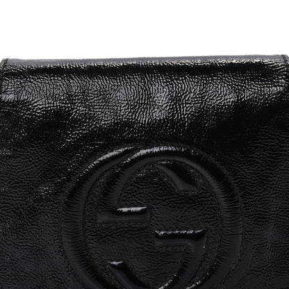 Gucci Pebbled Calfskin Small Soho Flap Crossbody Black 6 of 8