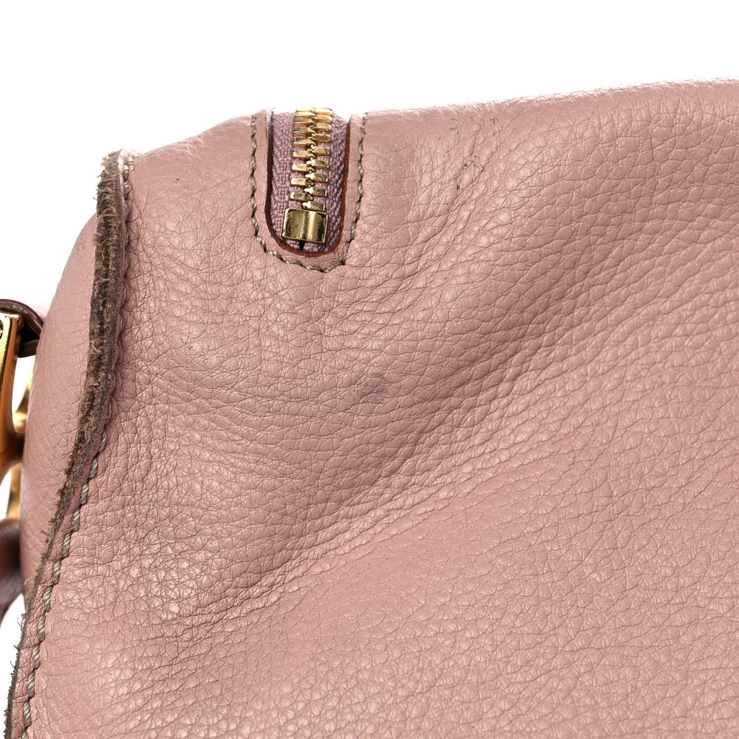 Calfskin Medium Marcie Round Zip Crossbody Blush Nude