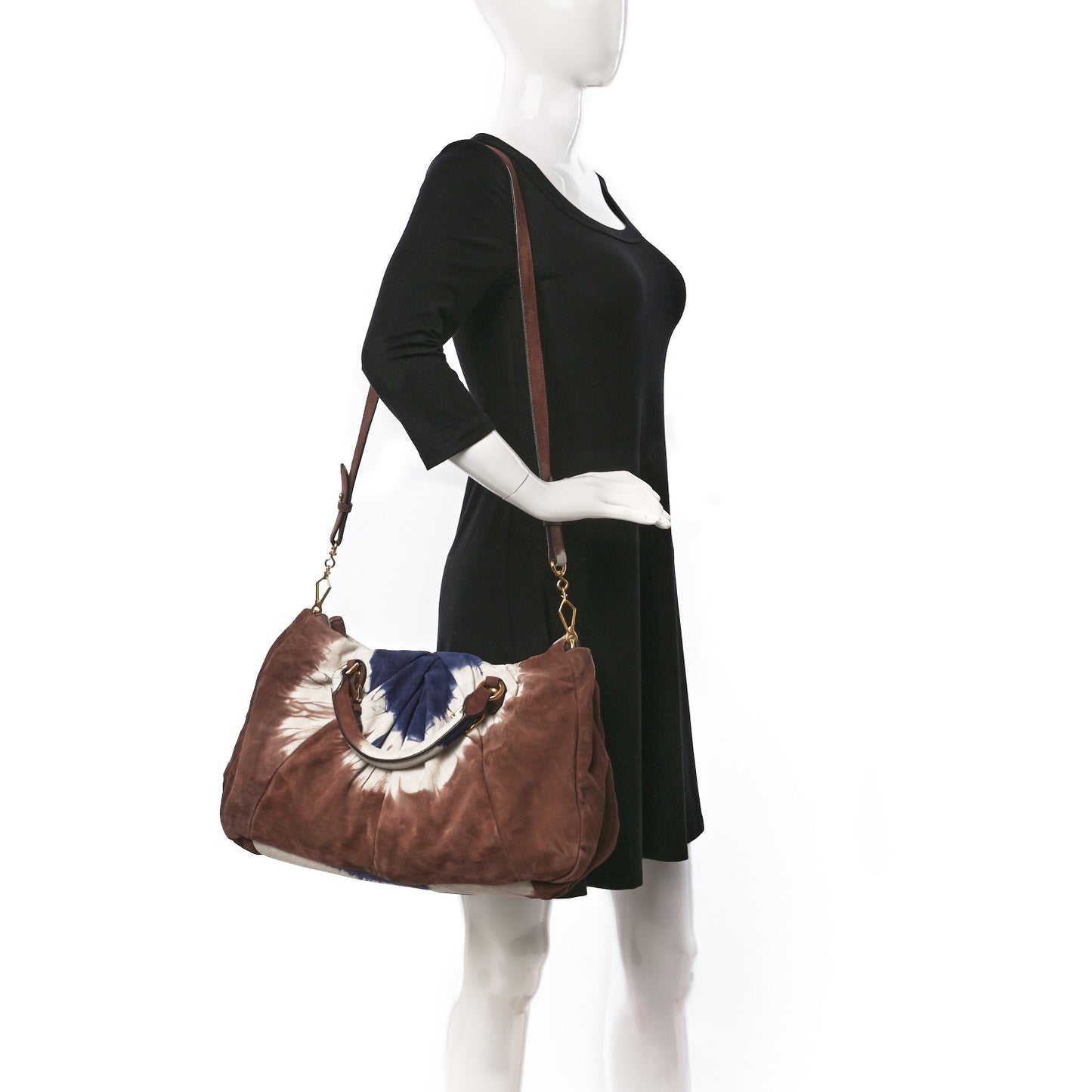 Camoscio Tie Dye Shopping Bag Multicolor