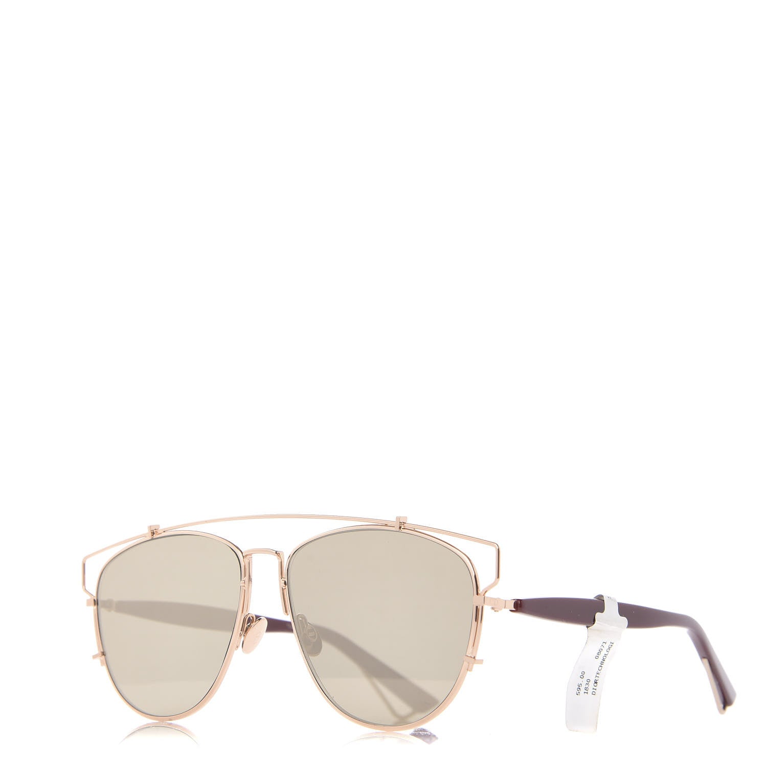 Christian Dior Technologic Sunglasses Gold Copper 1 of 9