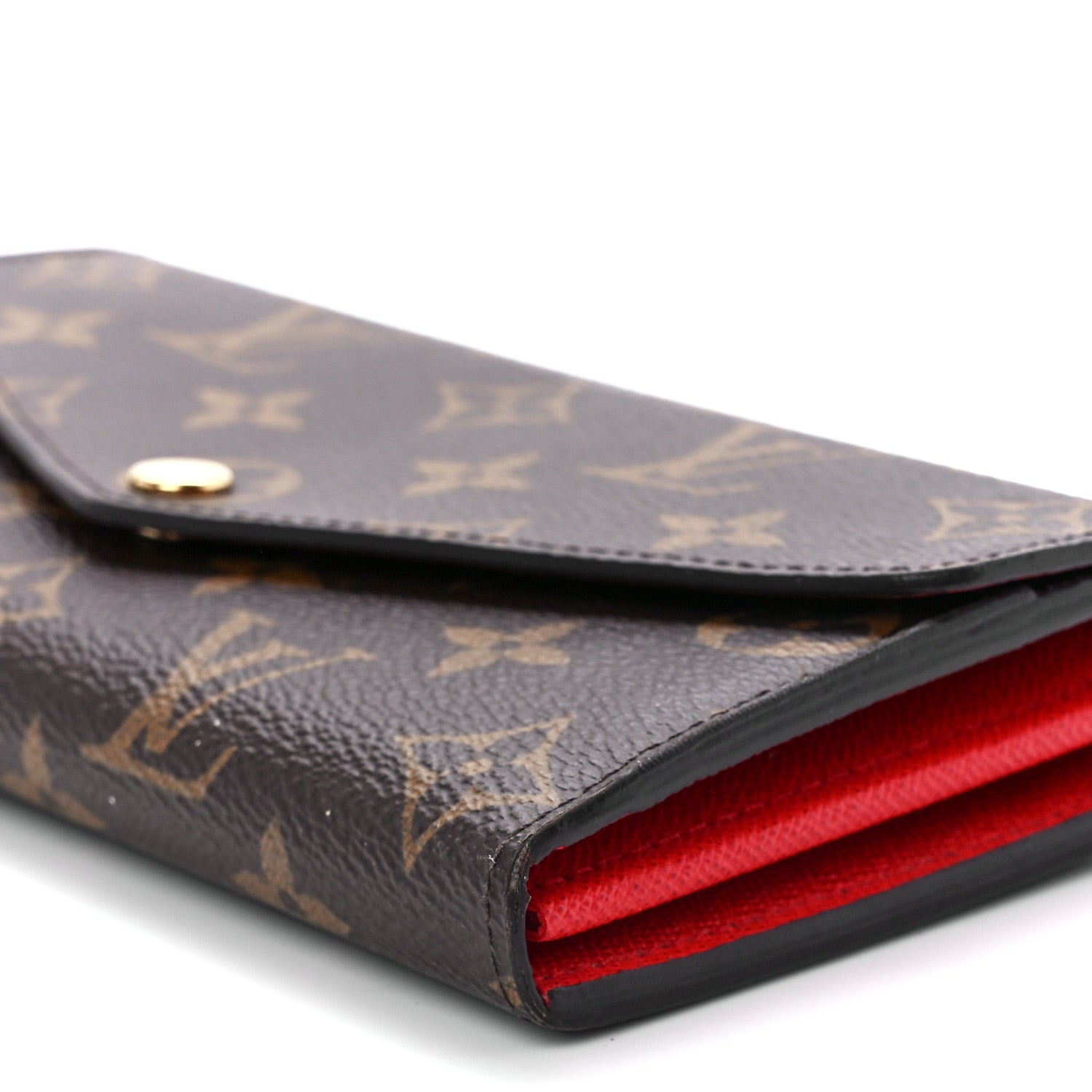 Louis Vuitton Monogram Sarah Wallet NM Coquelicot 11 of 11