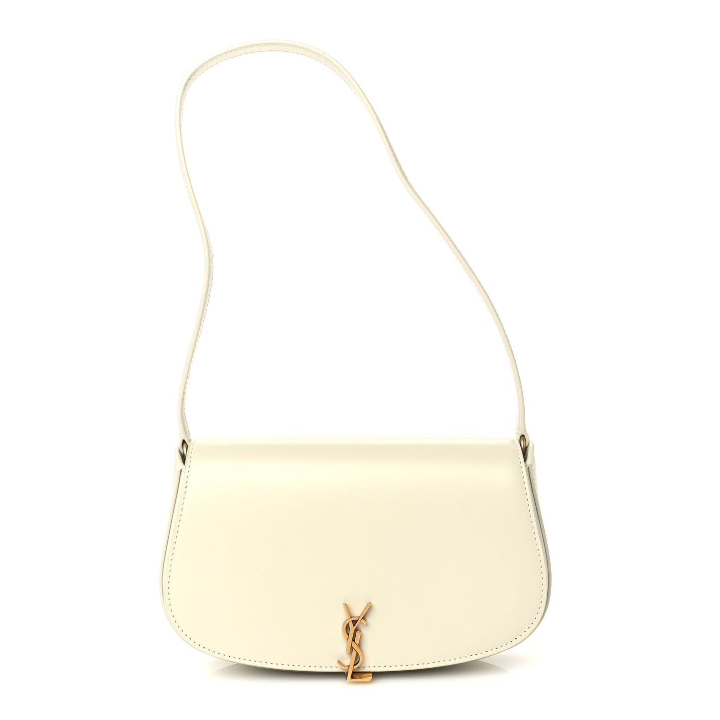 Box Calfskin Mini Voltaire Shoulder Bag  Crema soft