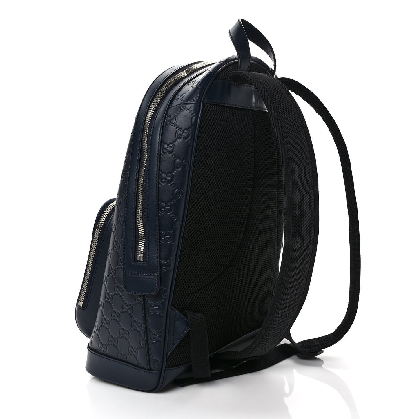 Guccissima Signature Day Backpack Blue