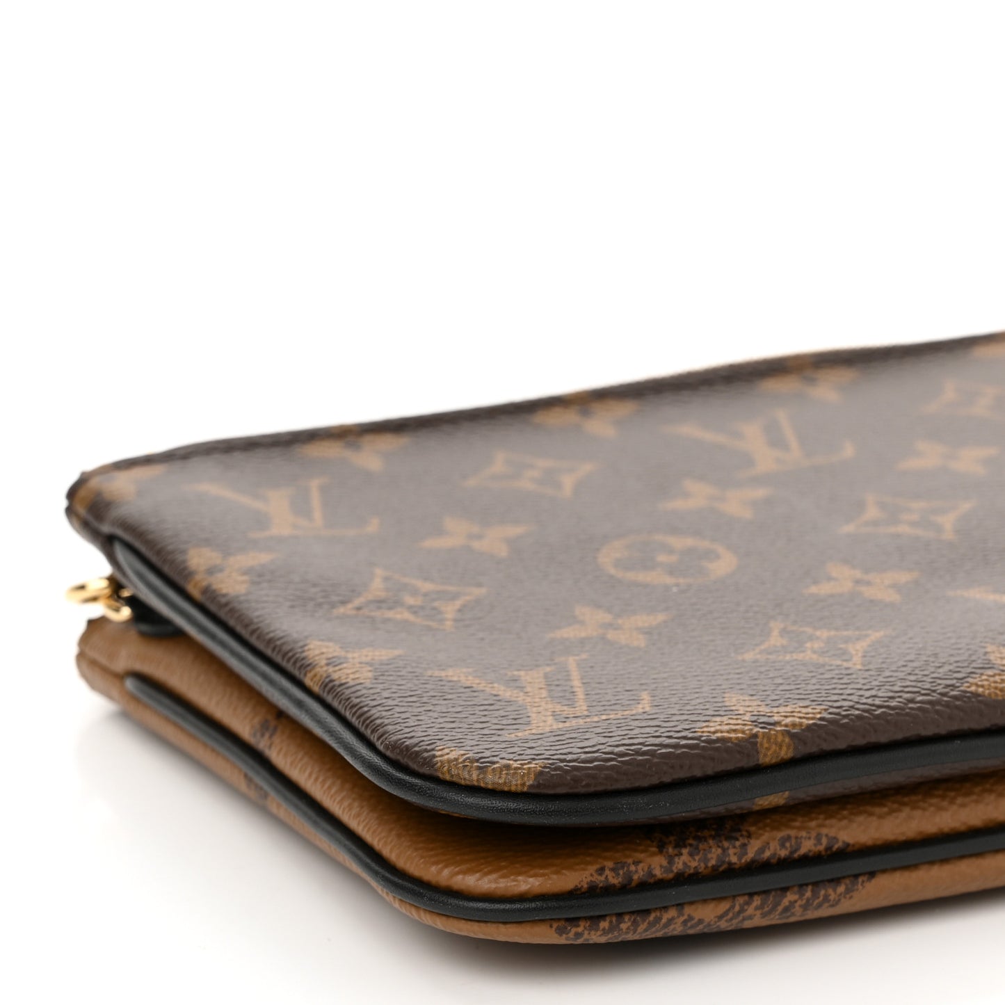 Reverse Monogram Giant Double Zip Pochette