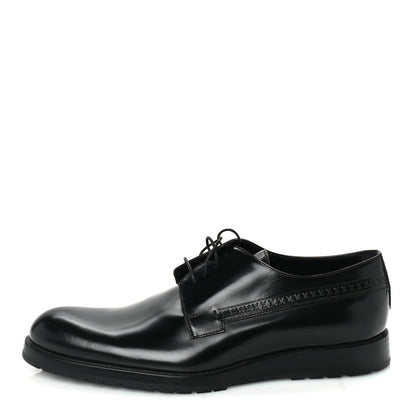 Louis Vuitton Calfskin Mens State Derby 8 Black 1 of 7