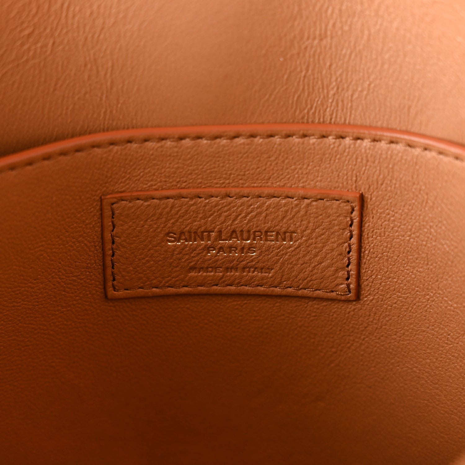 Saint Laurent Canvas All-Over Monogram Small Le Monogramme Satchel Beige Kaki Brown Gold 5 of 11