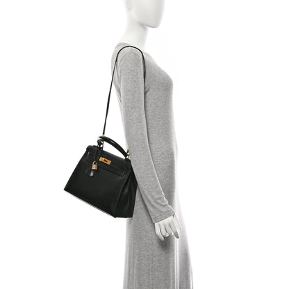 Hermes Box Kelly Sellier 28 Black 2 of 12