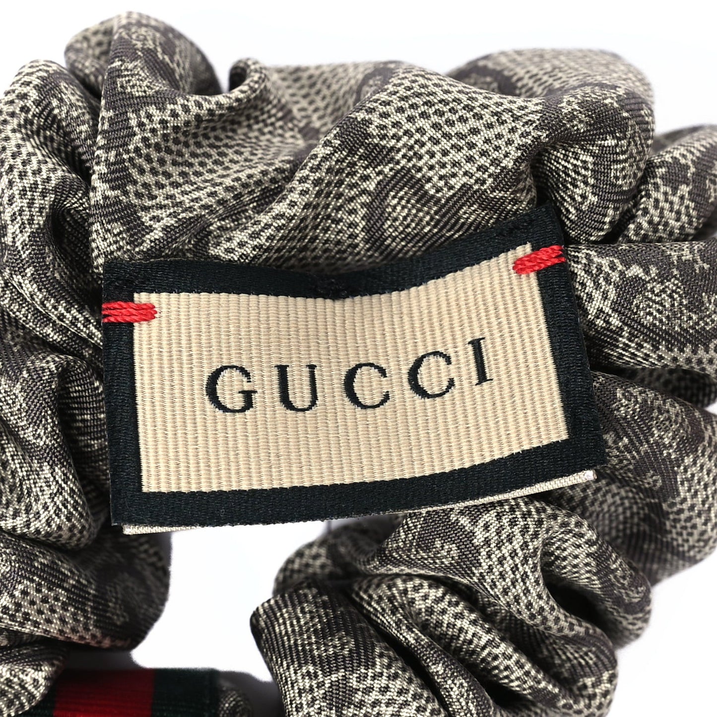 Silk Monogram Web Flora Print Scrunchies Set Multicolor Multicolor
