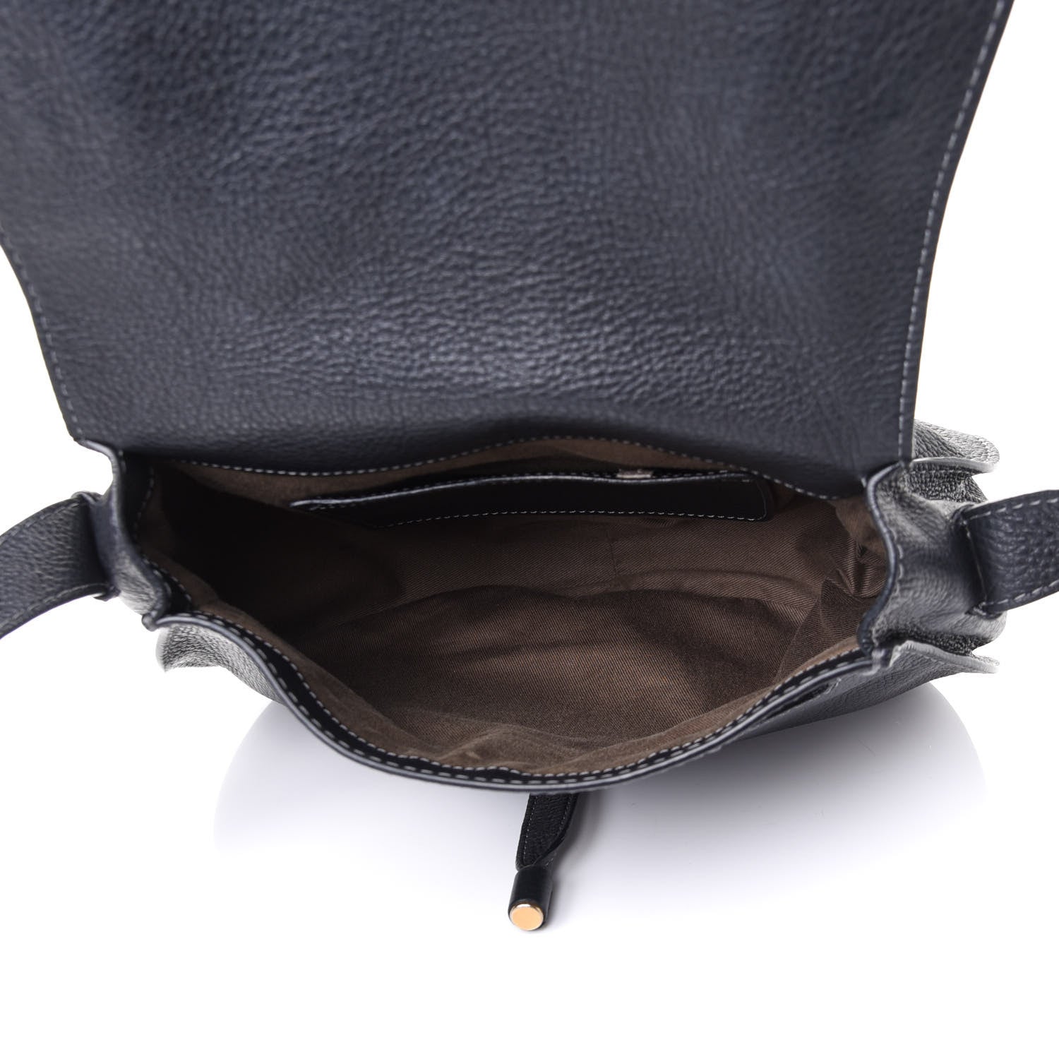Chloe Calfskin Medium Marcie Round Crossbody Bag Black 4 of 4