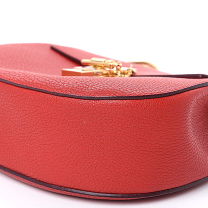 Chloe Grained Lambskin Drew Shoulder Bag Intense Red 8 of 8