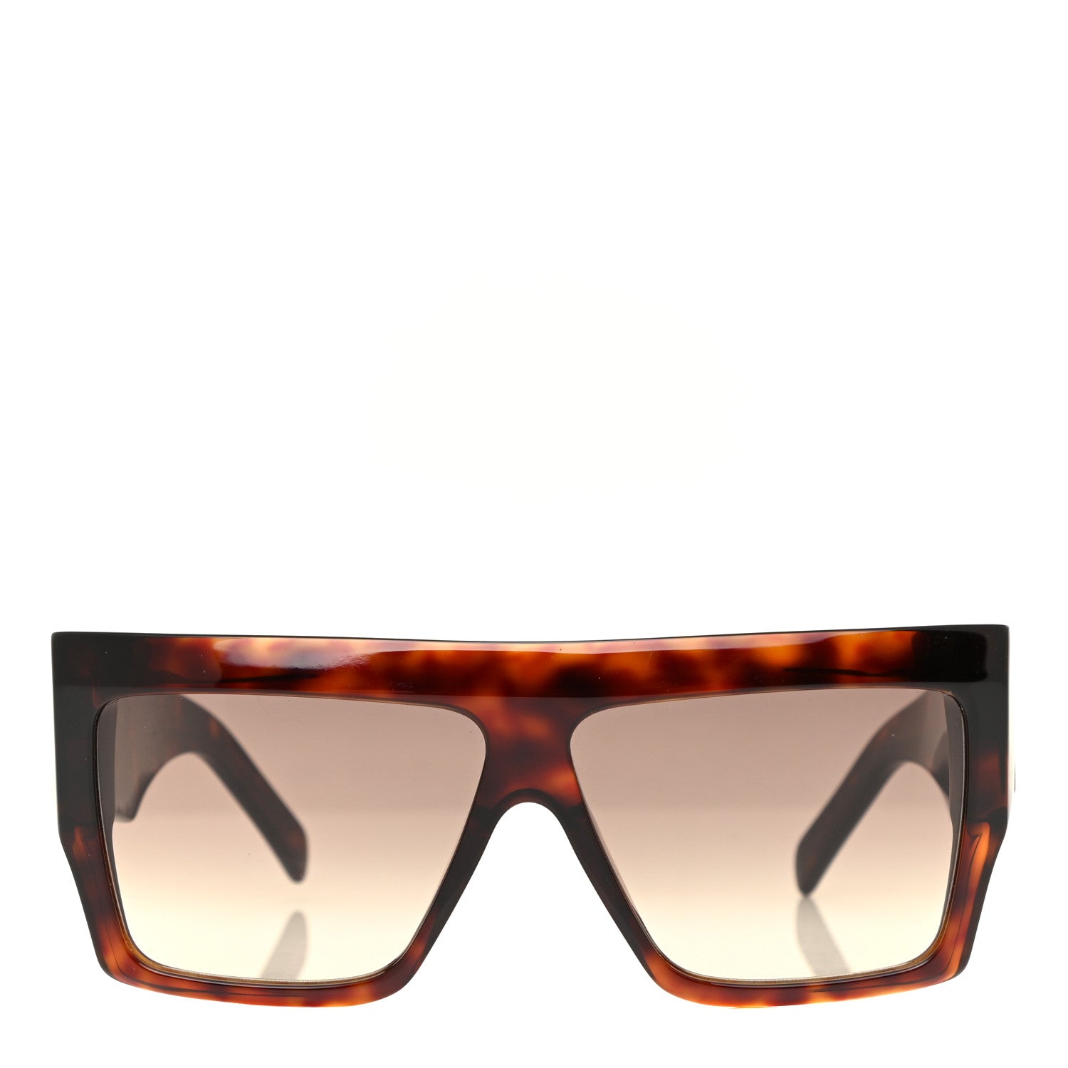 Celine Acetate Rectangular Sunglasses CL400921 Dark Havana 2 of 8