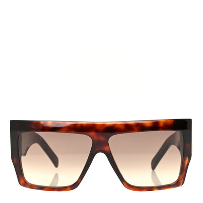 Celine Acetate Rectangular Sunglasses CL400921 Dark Havana 2 of 8