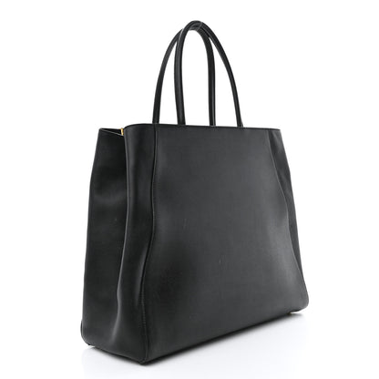Fendi Vitello Elite Large 2Jours Tote Black 3 of 13