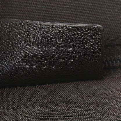 Gucci Guccissima Medium Dome Bag Dark Brown 7 of 9