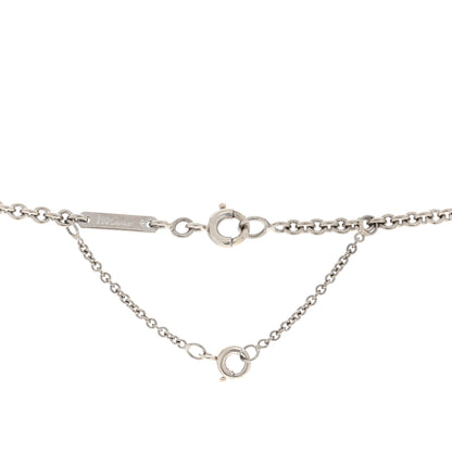 Cartier 18K White Gold Diamond Small Heart Paved Pendant Necklace 4 of 4