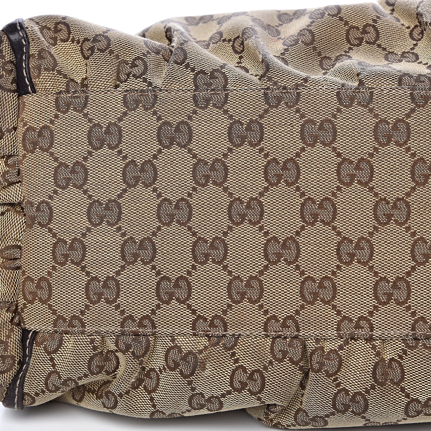 Monogram Large D Gold Hobo Dark Brown