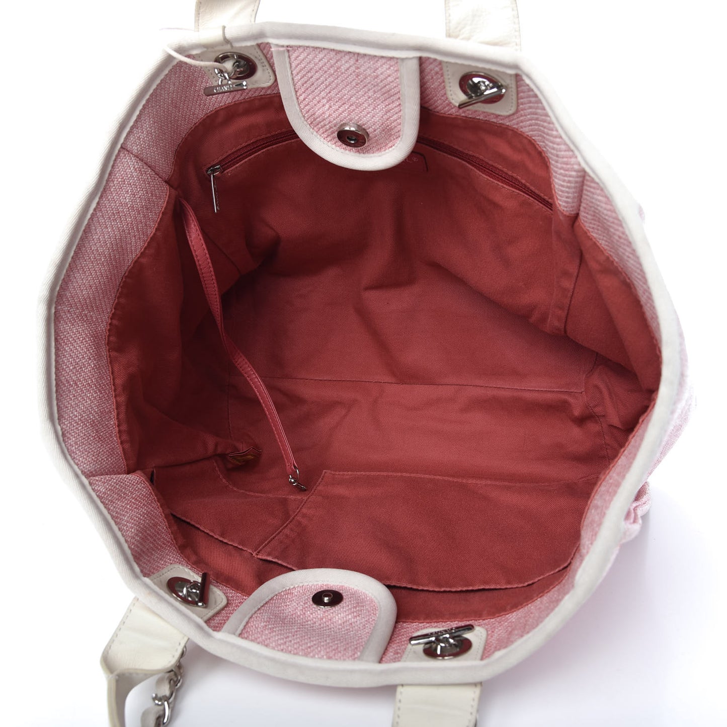 Canvas Large Deauville Tote Pink