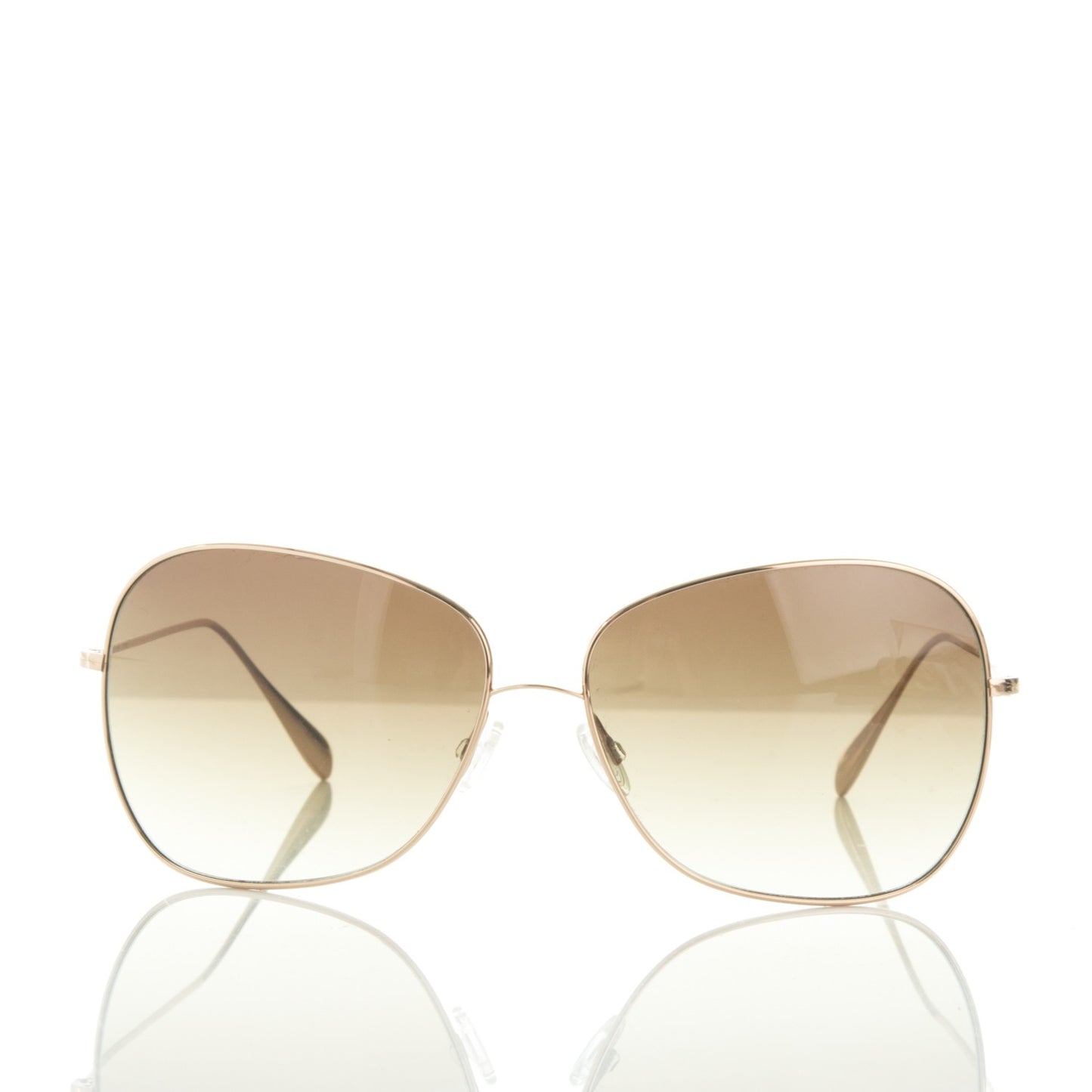 Titanium Elsie Aviator Sunglasses Gold
