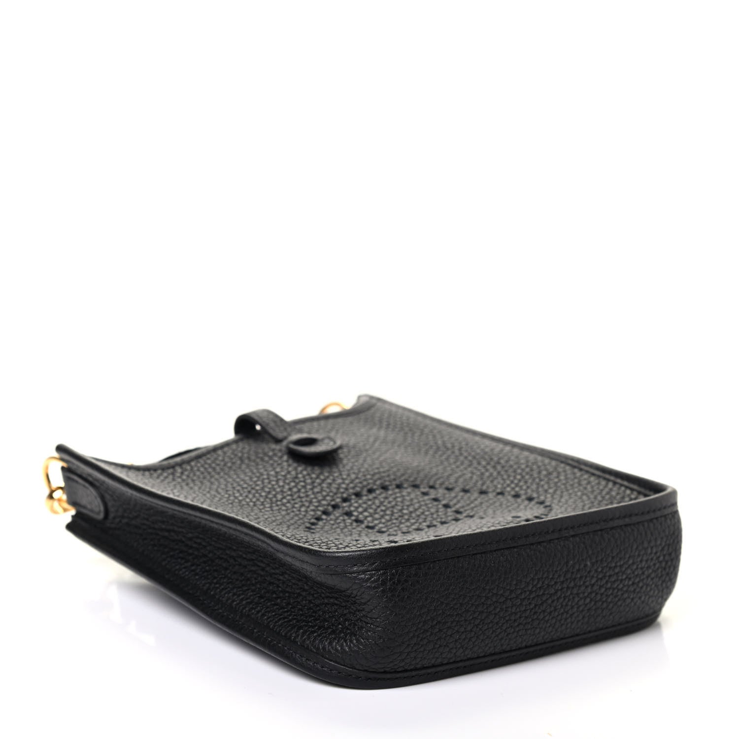 Hermes Taurillon Clemence Evelyne TPM Black 3 of 4