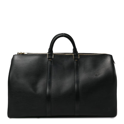 Louis Vuitton Epi Keepall 50 Black 1 of 10