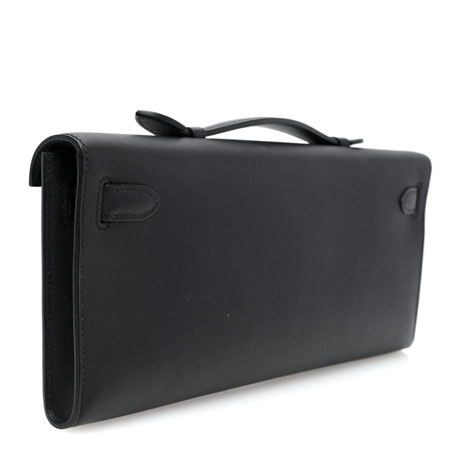 Hermes Swift Kelly Cut Clutch Pochette Black 3 of 13