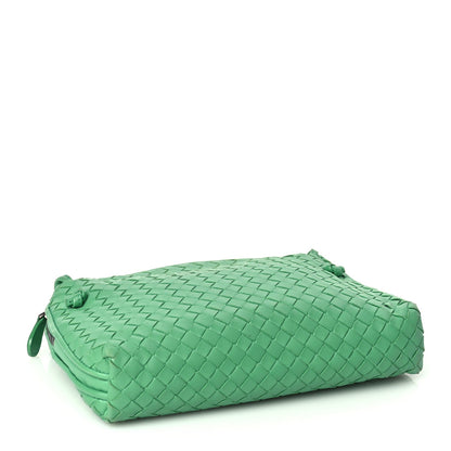 Bottega Veneta Nappa Intrecciato Nodini Crossbody Messenger Green 3 of 8