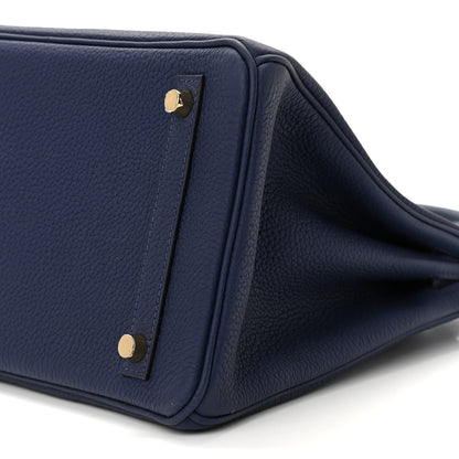 Hermes Togo Birkin 30 Bleu Saphir 10 of 13