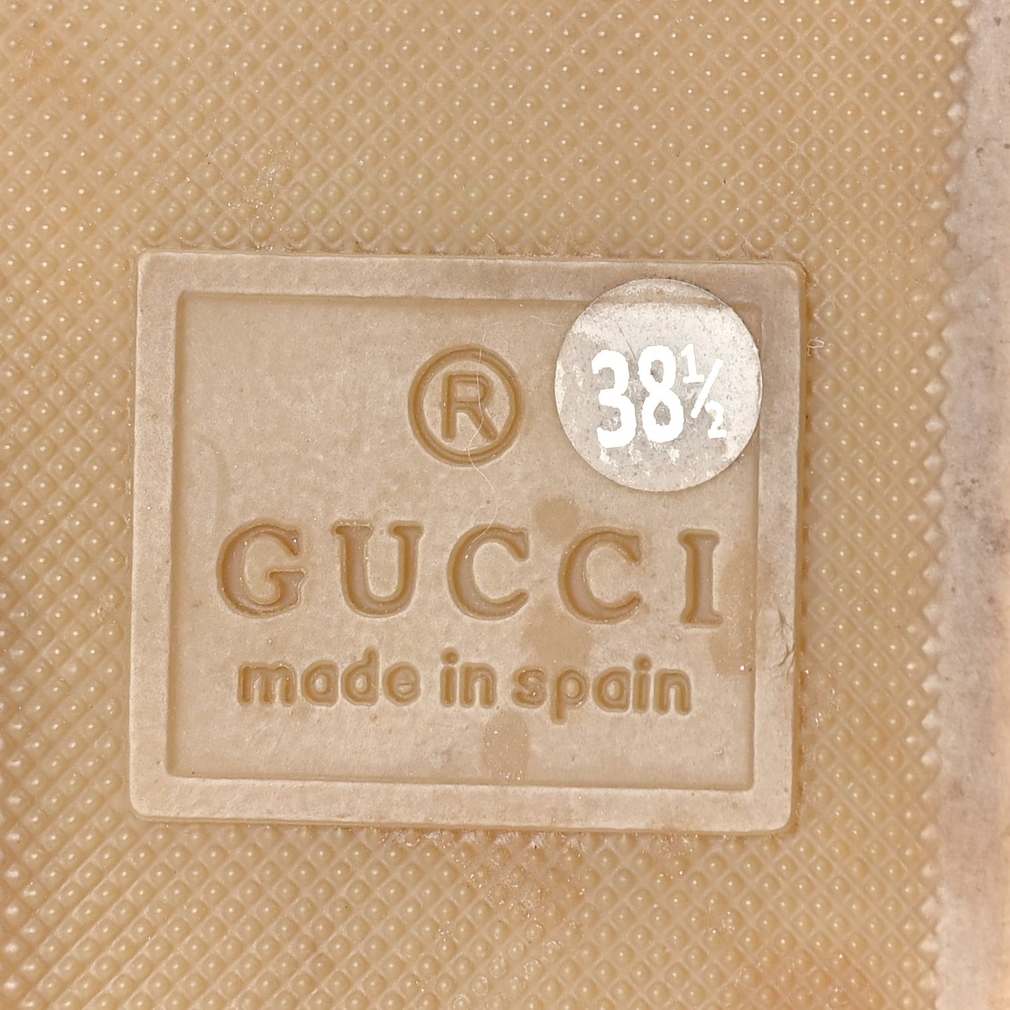Monogram Matelasse GG Marmont Espadrille 20mm Slide Sandals 38.5  Beige Ebony Black