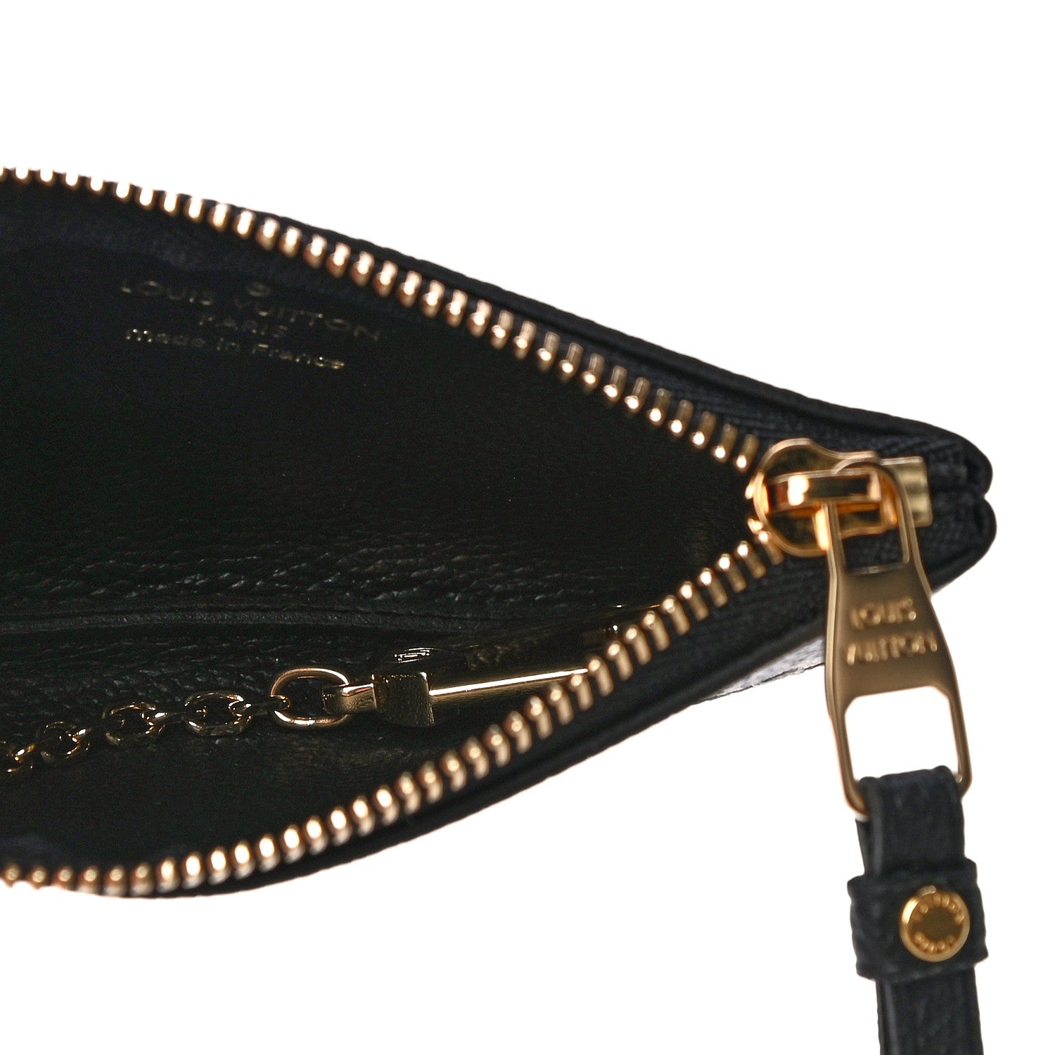 Louis Vuitton Empreinte Monogram Giant Key Pouch Black Beige 7 of 10