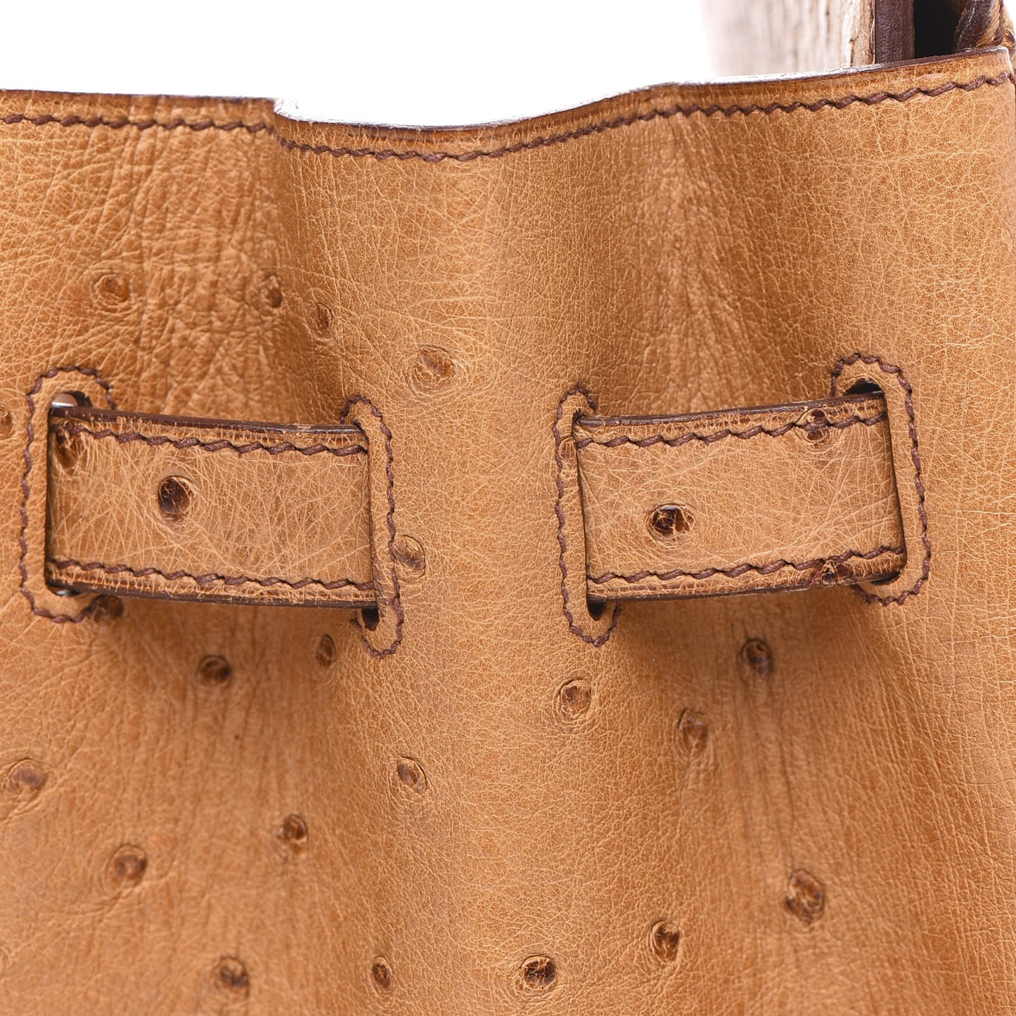 Ostrich Birkin 35 Gold