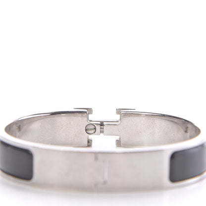 Hermes Enamel Narrow Clic Clac H Bracelet PM Black 5 of 6