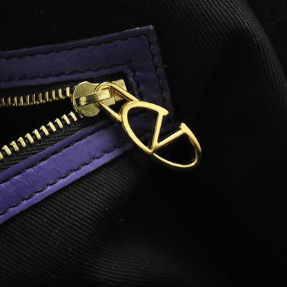 Valentino Garavani Lambskin Woven Couture Bag Purple 9 of 9