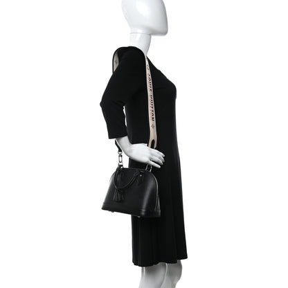 Louis Vuitton Epi Jacquard Alma BB Black 2 of 10