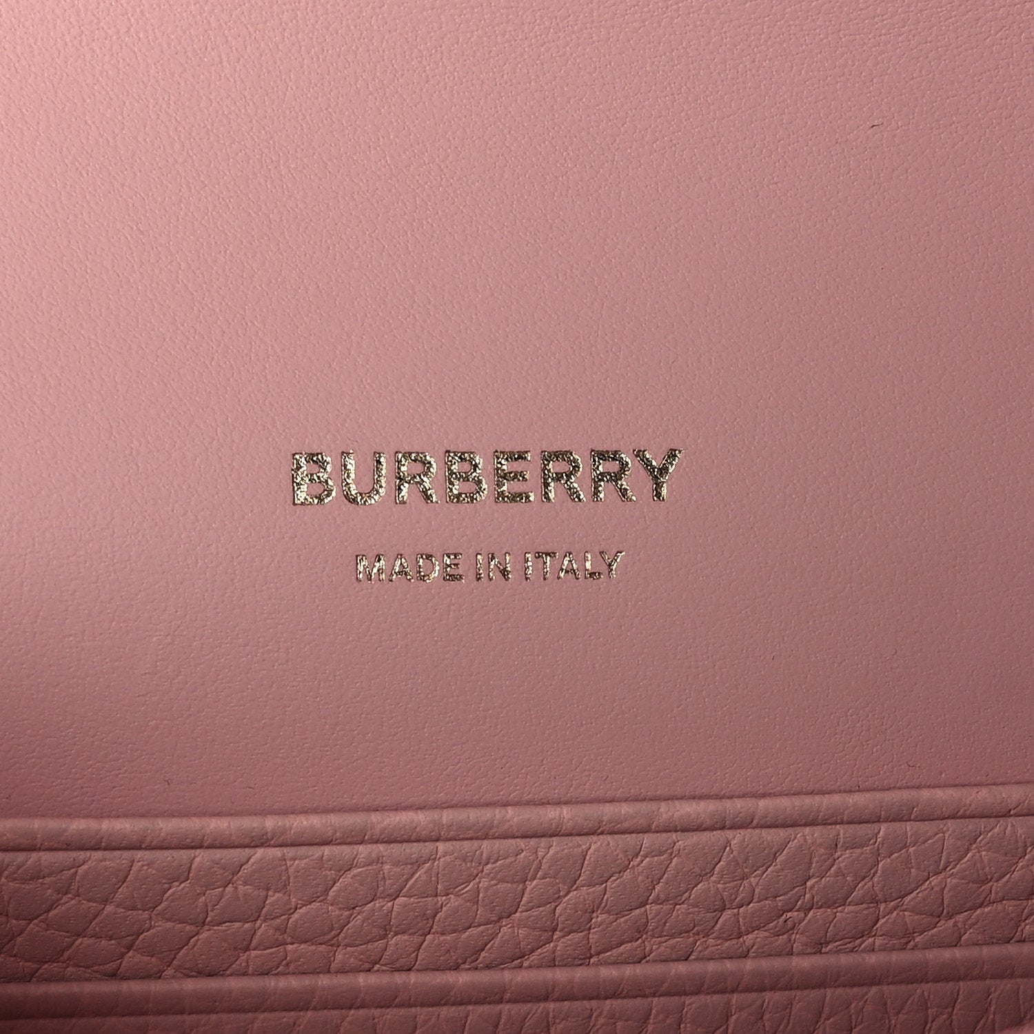 Burberry Grained Calfskin Mini TB Elongated Bag Dusty Pink 5 of 8