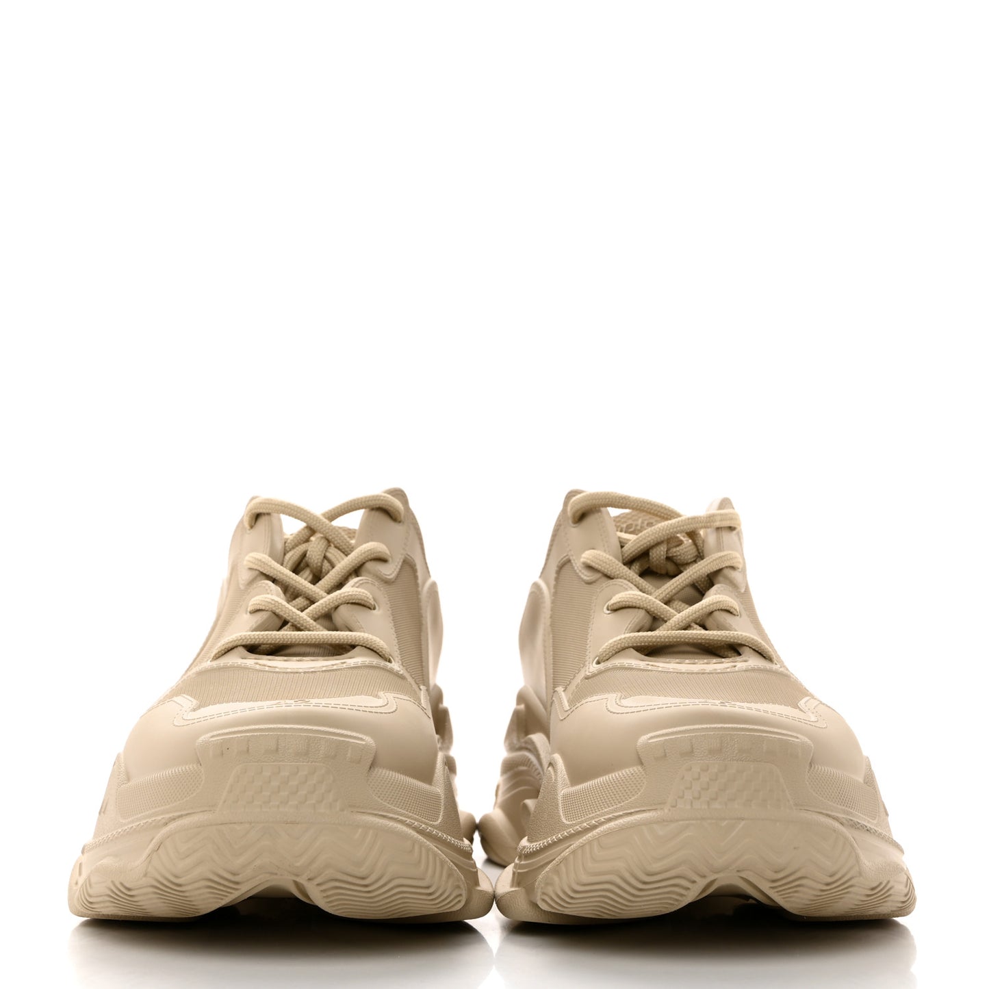 EVA Molded Mens Triple S Sneakers 42 Taupe