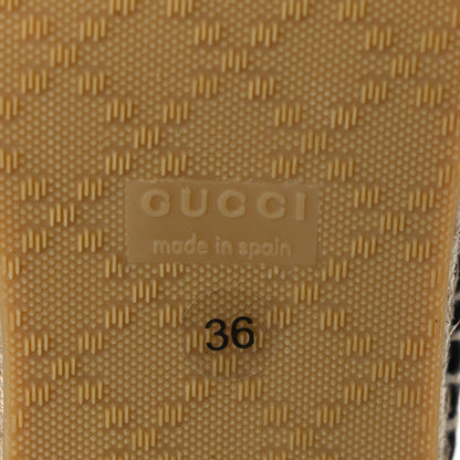 Gucci Microguccissima Signature Espadrilles 36 Black 7 of 9