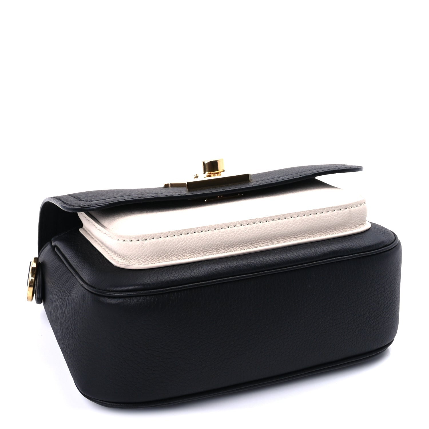 Louis Vuitton Grained Calfskin Lockme Tender  Black 3 of 8
