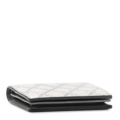 Gucci Guccissima Card Case Wallet Grey 4 of 7