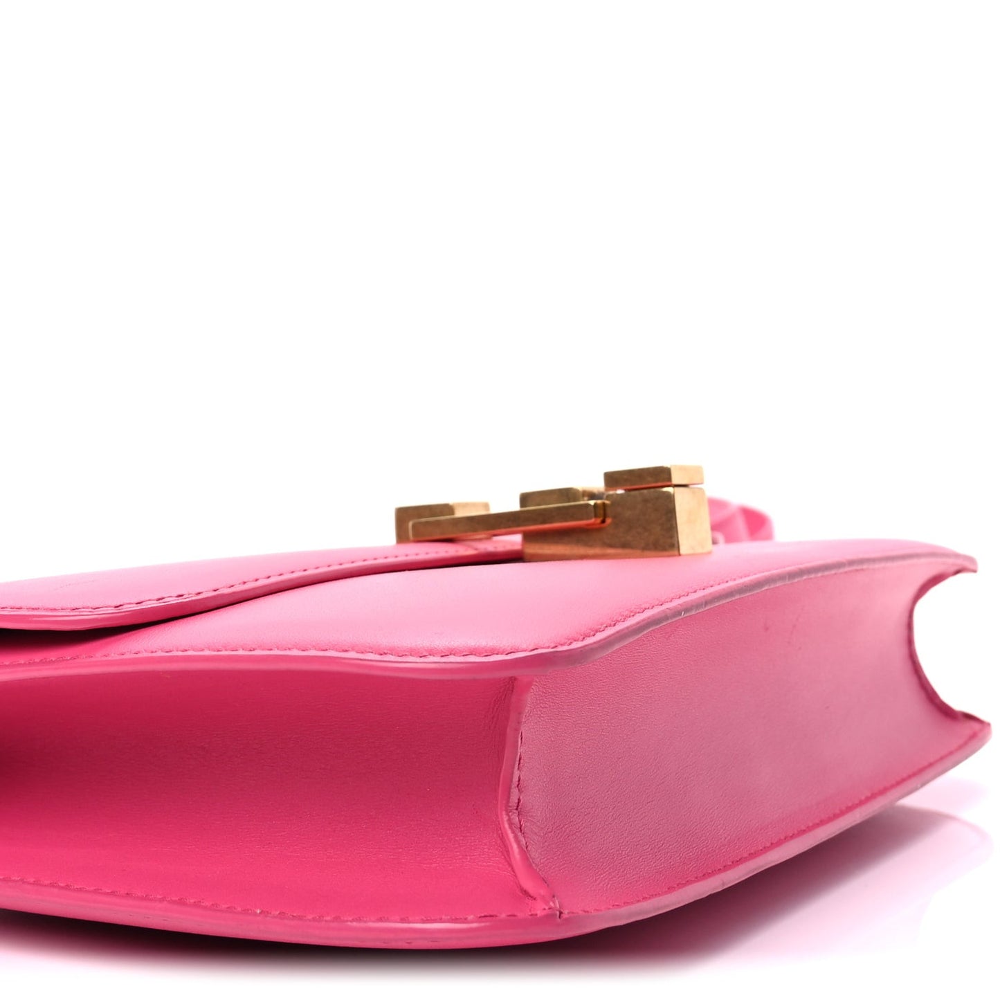 Smooth Calfskin Le Carre Shoulder Bag  Pink