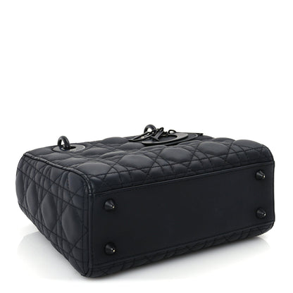 Christian Dior Ultra Matte Calfskin Cannage Small My ABCDior Lady Dior Black 3 of 8