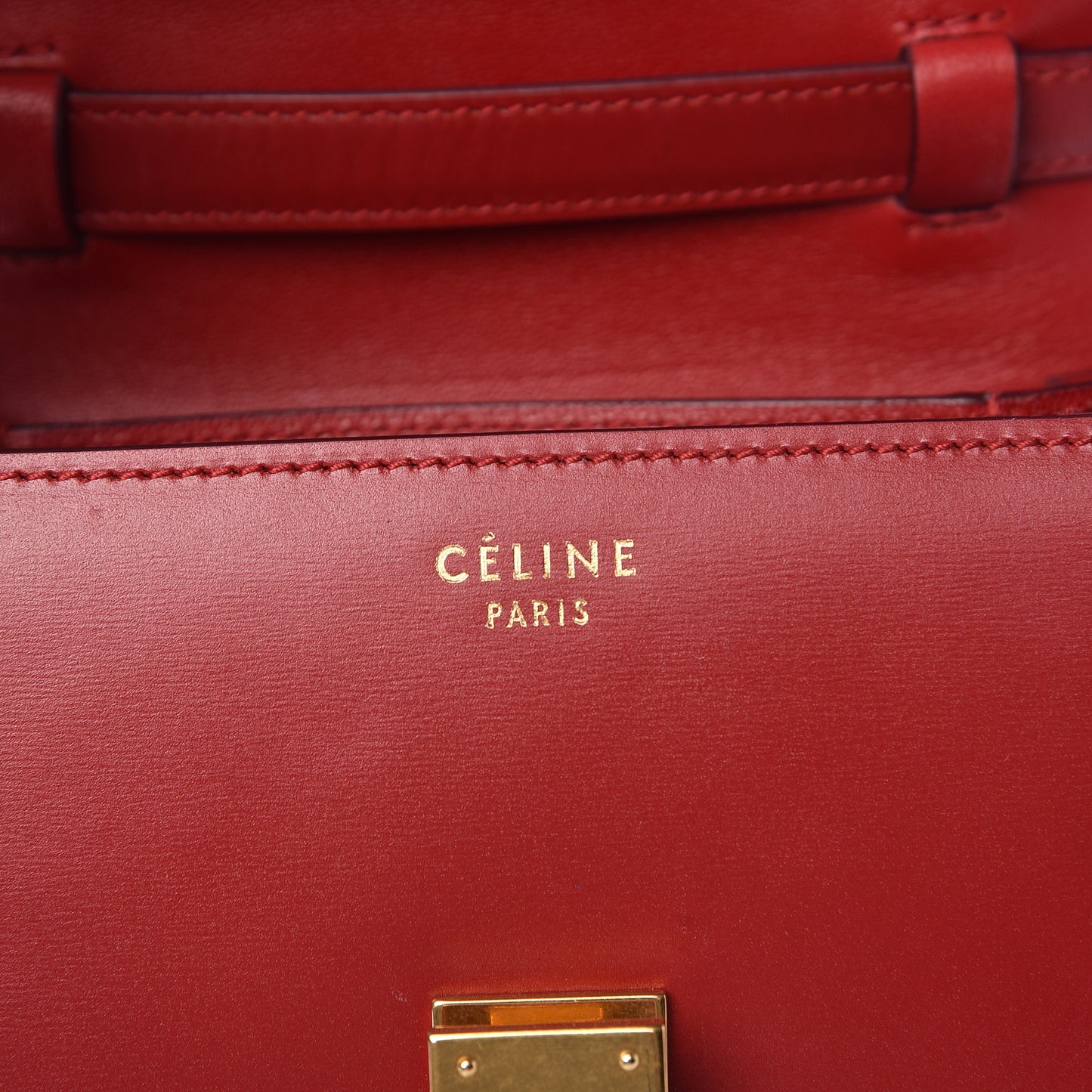 Smooth Calfskin Small Classic Box Flap Bag Red