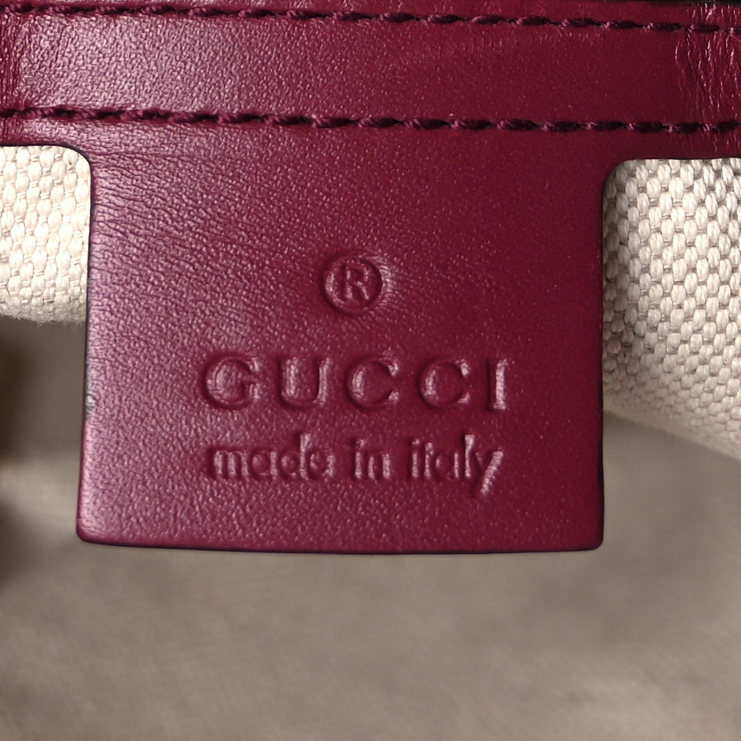 Gucci Monogram Mayfair Messenger  Cherry 5 of 8