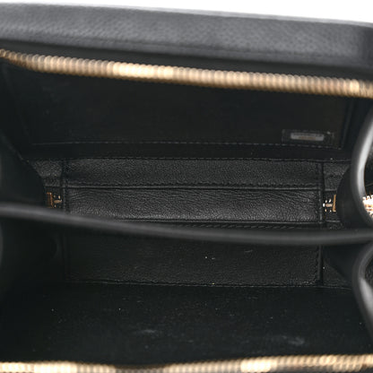 Chanel Caviar Quilted Small CC Filigree Vanity Case Black 4 of 11