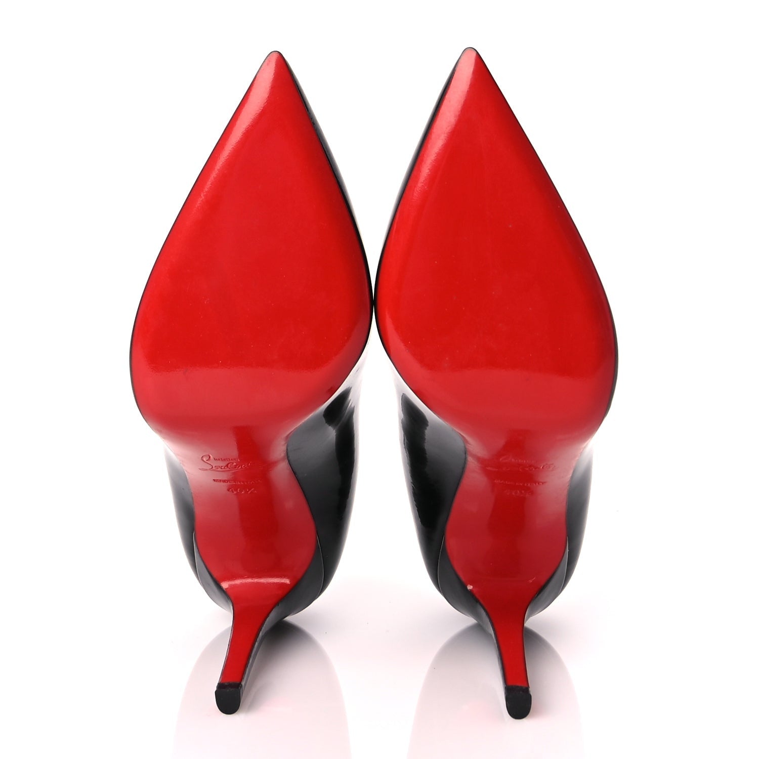 FASHIONPHILE Christian Louboutin Patent Pigalle 100 Pumps 40.5 Black 6 of 9