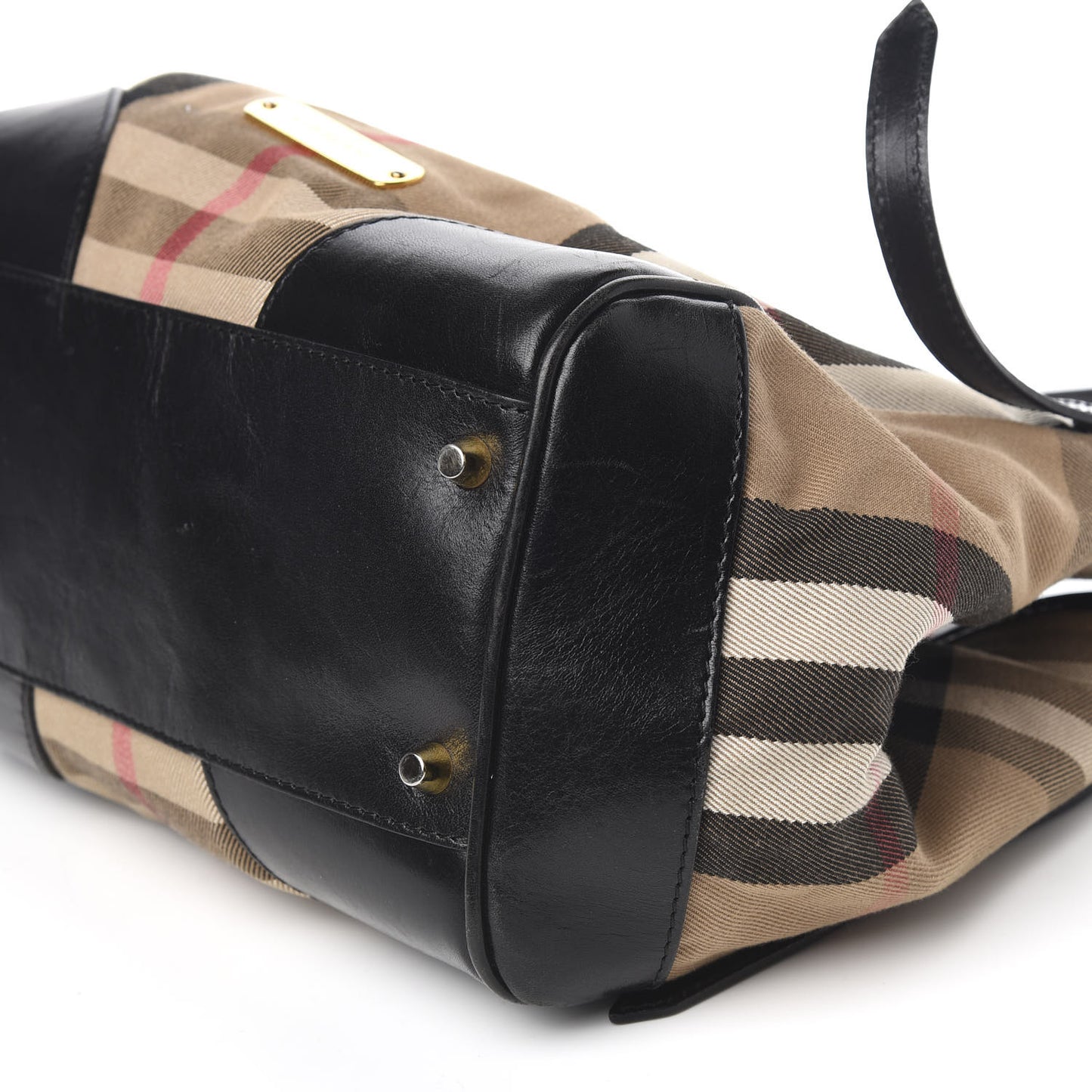 House Check Small Canterbury Tote Black