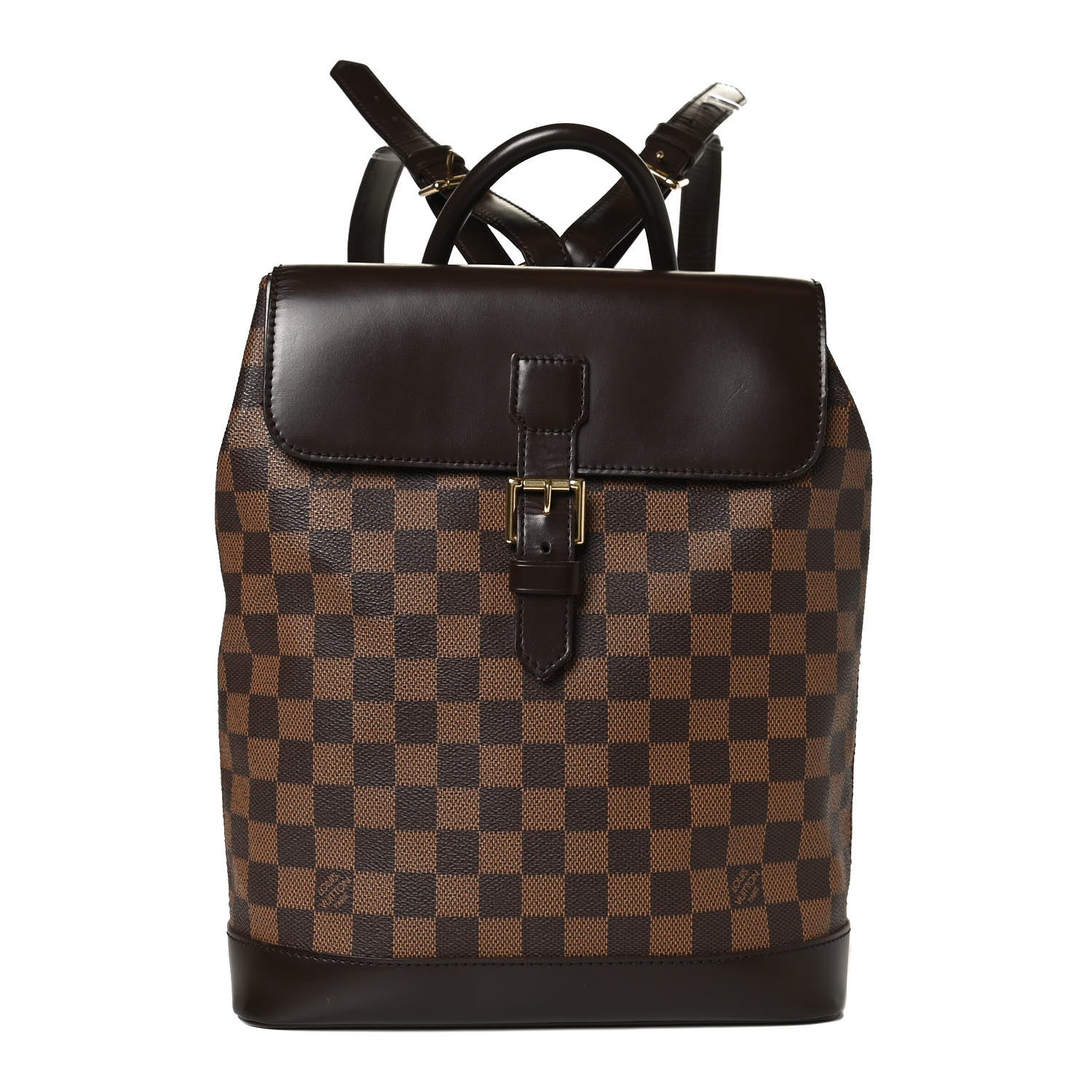 Louis Vuitton Damier Ebene Soho Backpack 1 of 9