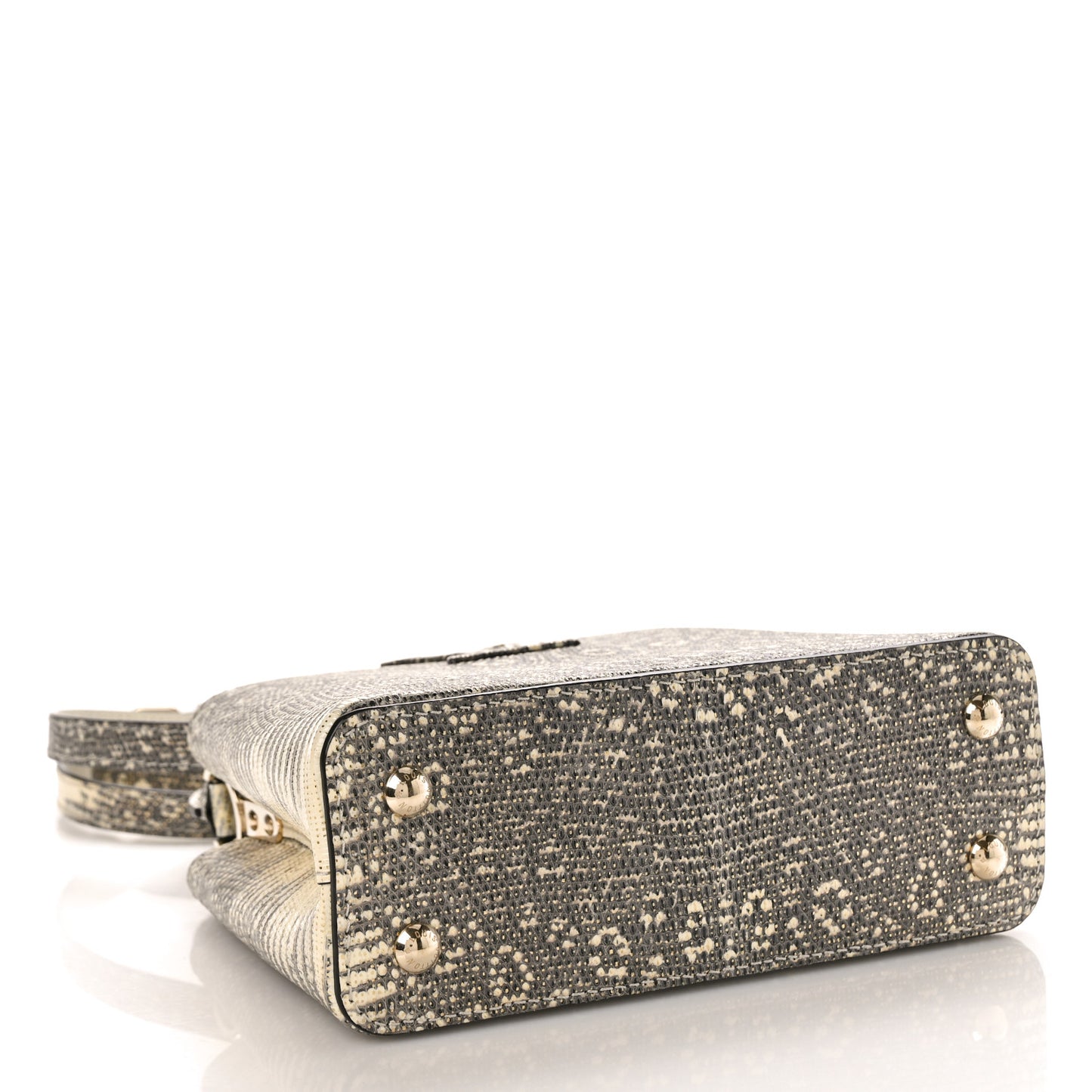 Lizard Capucines Mini Argento